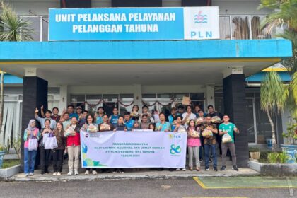 Harapan anak panti Sitti Maryam menggema dalam peringatan HLN bersama PLN UP3 Tahuna