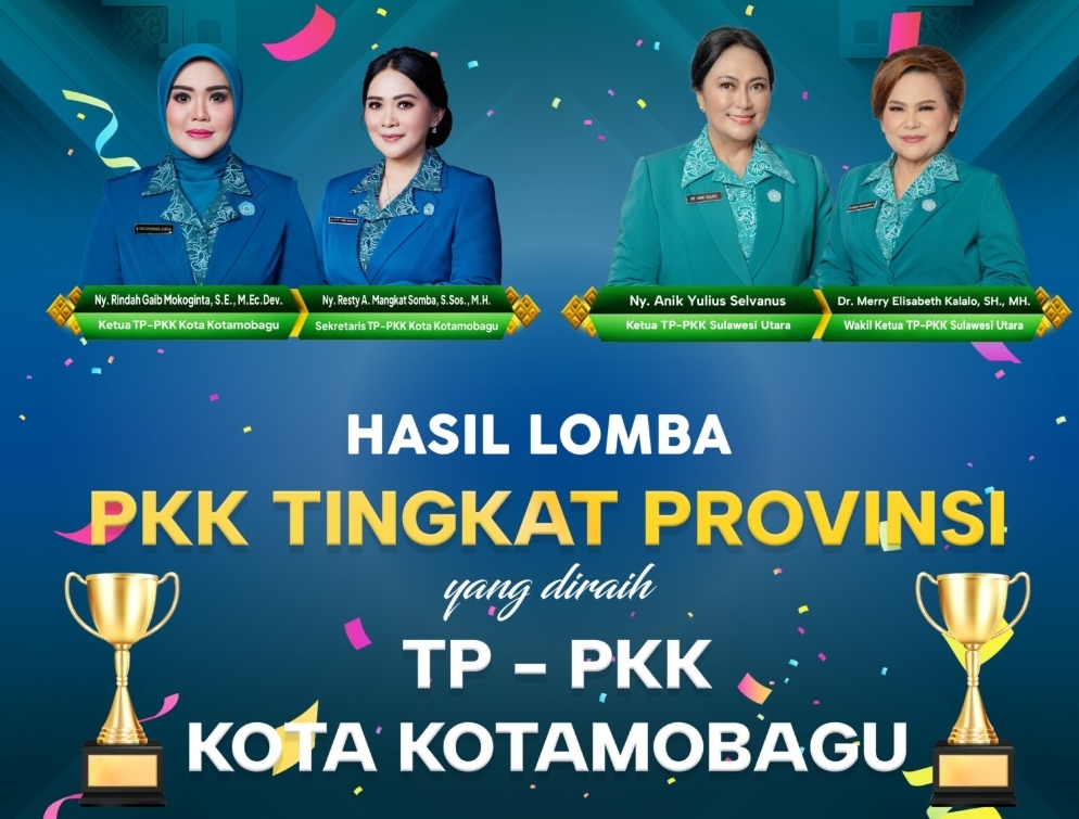 TP-PKK Kotamobagu raih sejumlah prestasi di ajang lomba tingkat Provinsi Sulut