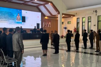 Jacson Baginda dilantik sebagai Kepala BKPSDM Sitaro