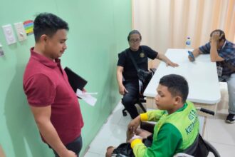 Atlet Muay Thai Kotamobagu cedera saat berlaga di Porprov XII Sulut