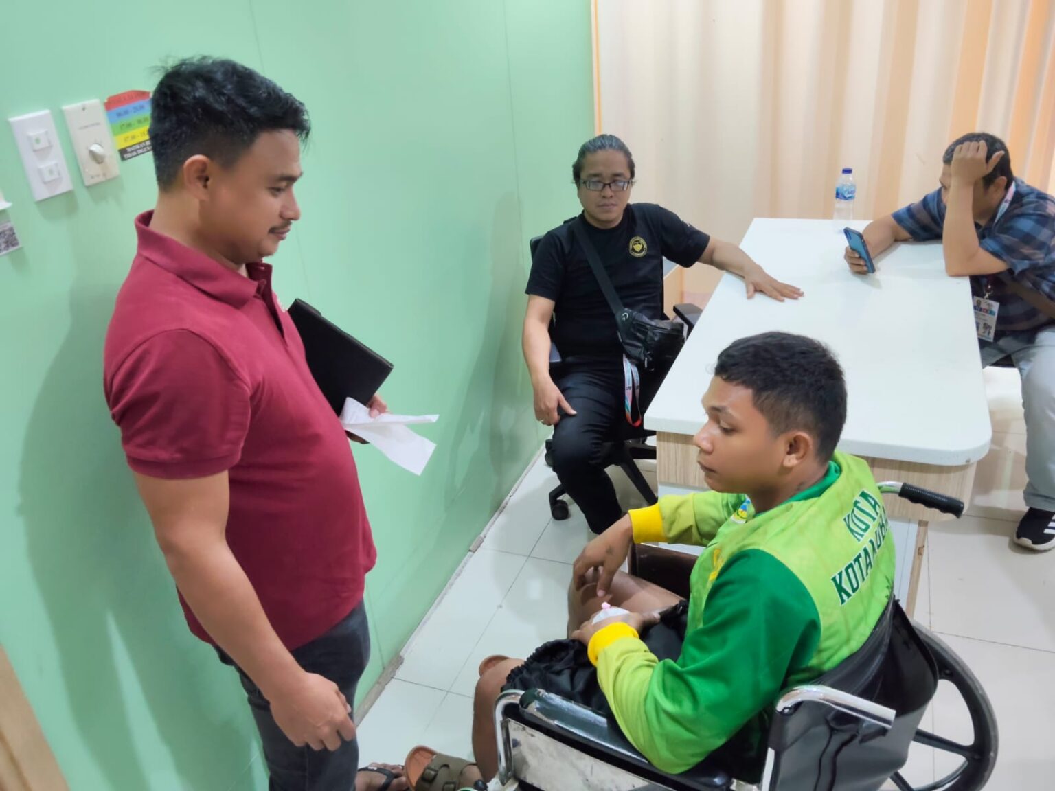 Atlet Muay Thai Kotamobagu cedera saat berlaga di Porprov XII Sulut