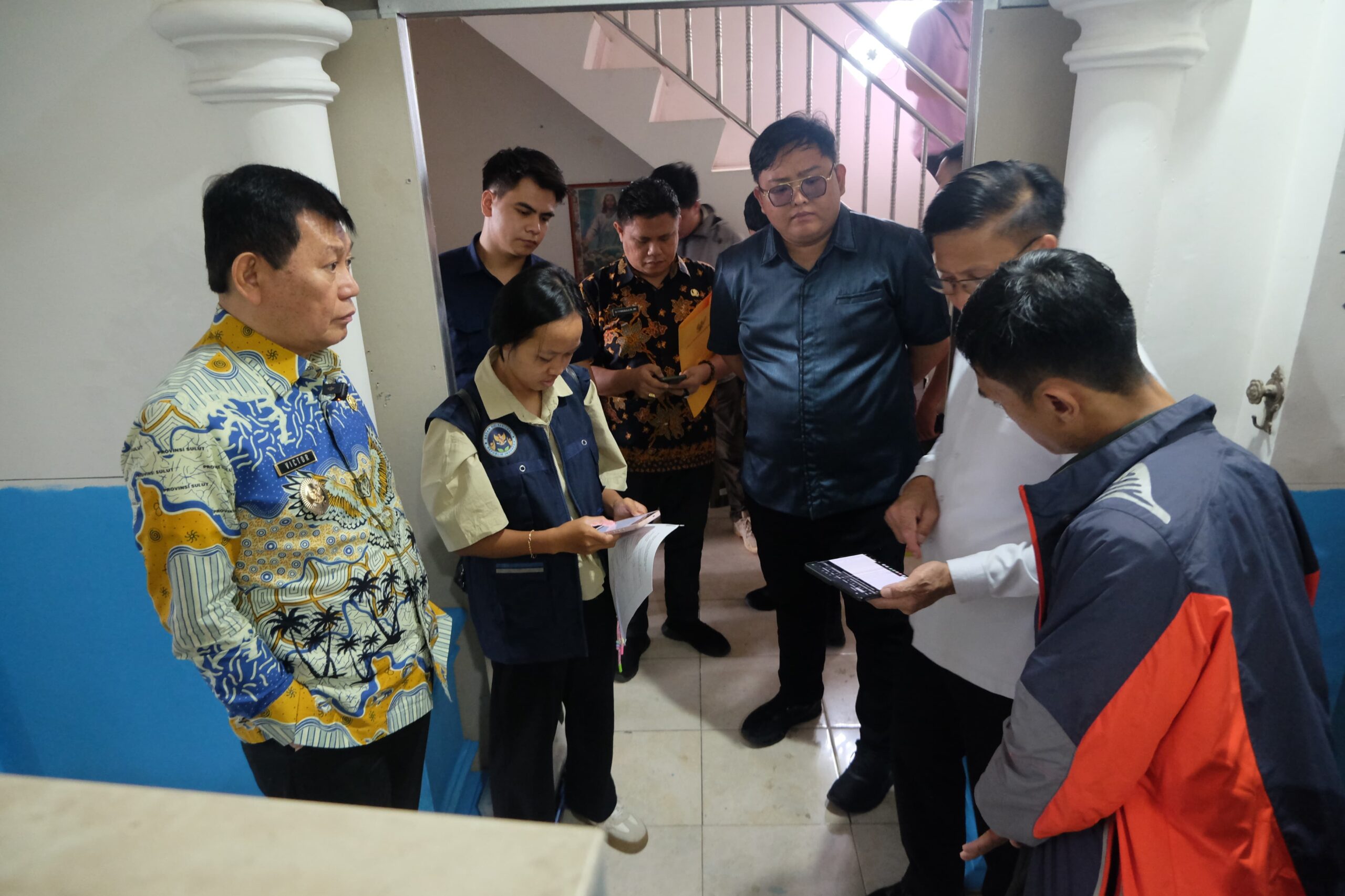 FOTO: Momen Wagub Sulut sidak Dapur MBG di Manado