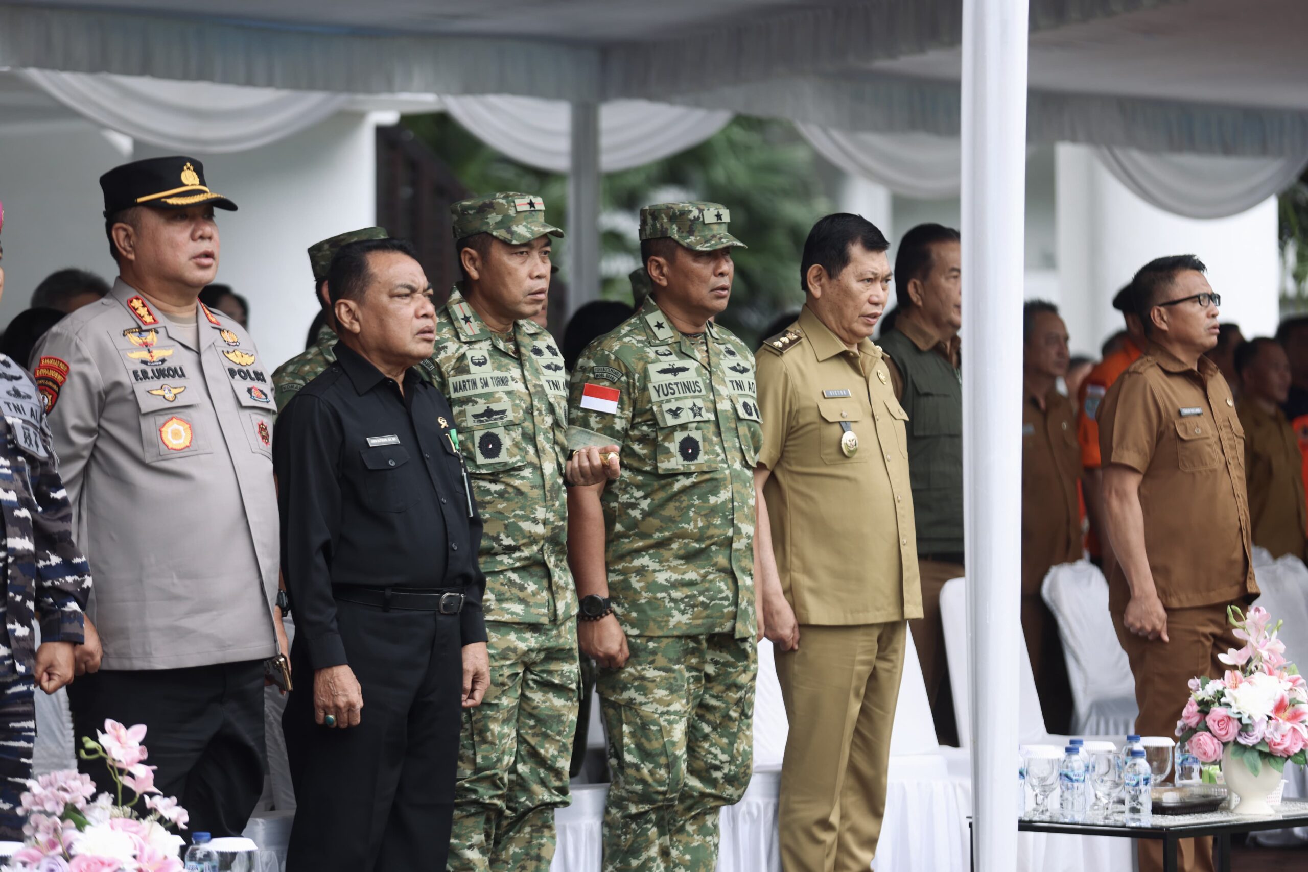 Pemprov Sulut gelar apel siaga bencana, Gubernur Yulius ingatkan kewaspadaan cuaca ekstrem jelang Nataru
