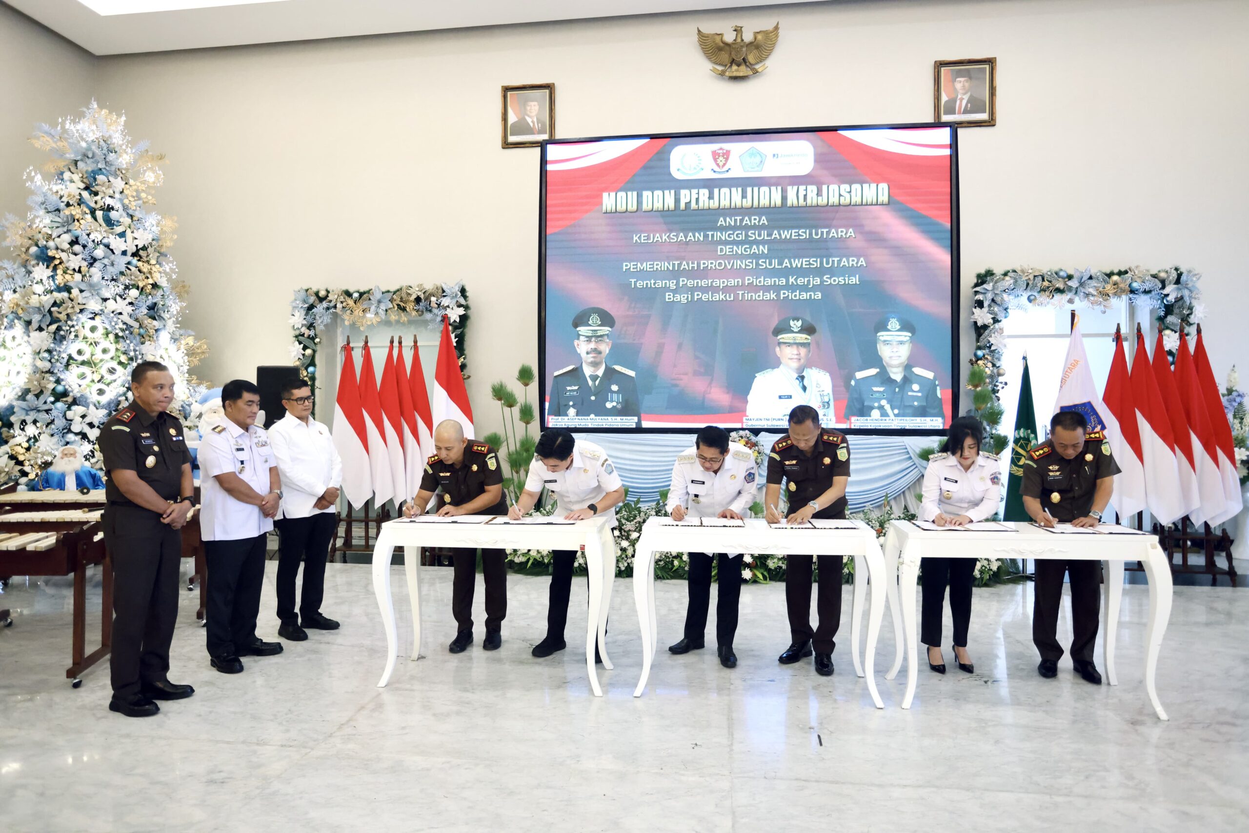 Pemprov Sulut–Kejati teken MoU penerapan pidana kerja sosial