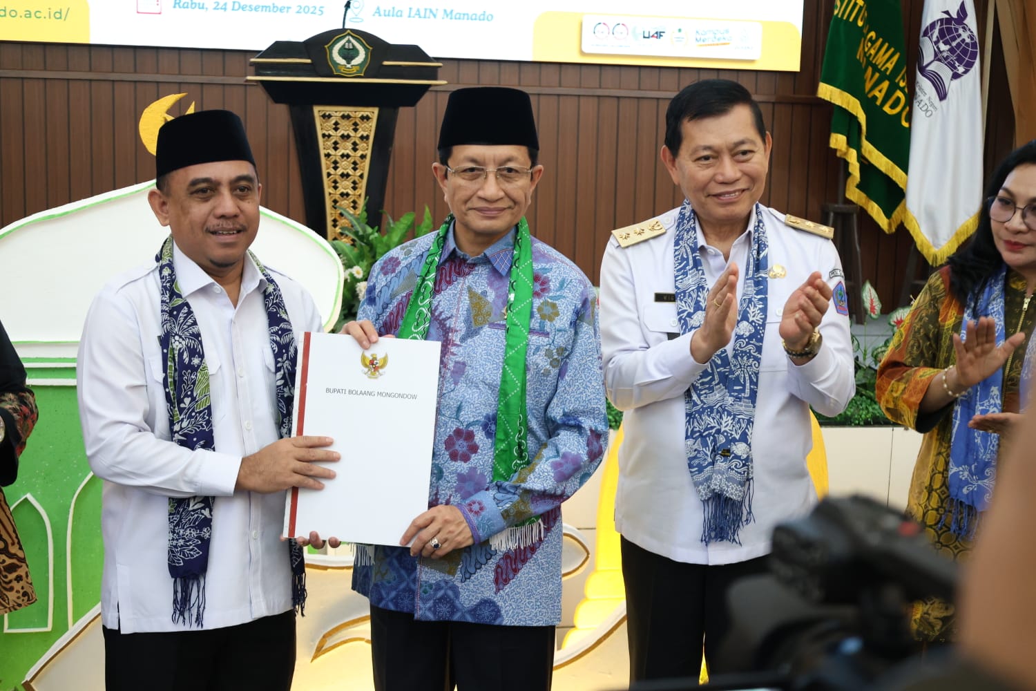 Didampingi Victor Mailangkay, Menag Nasaruddin Umar perkuat moderasi beragama di Sulut