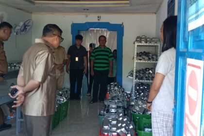 Pastikan gizi anak, Wabup Sitaro sidak ke dapur MBG di Biaro