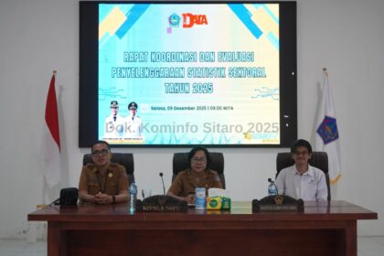 Perkuat fondasi pembangunan Kabupaten Sitaro lewat Rakor Statistik Sektoral 2025