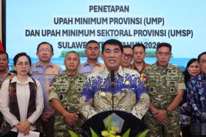 Resmi diumumkan! UMP Sulawesi Utara 2026 tembus Rp4 juta, ini rincian lengkapnya