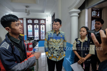 FOTO: Momen Wagub Sulut sidak Dapur MBG di Manado