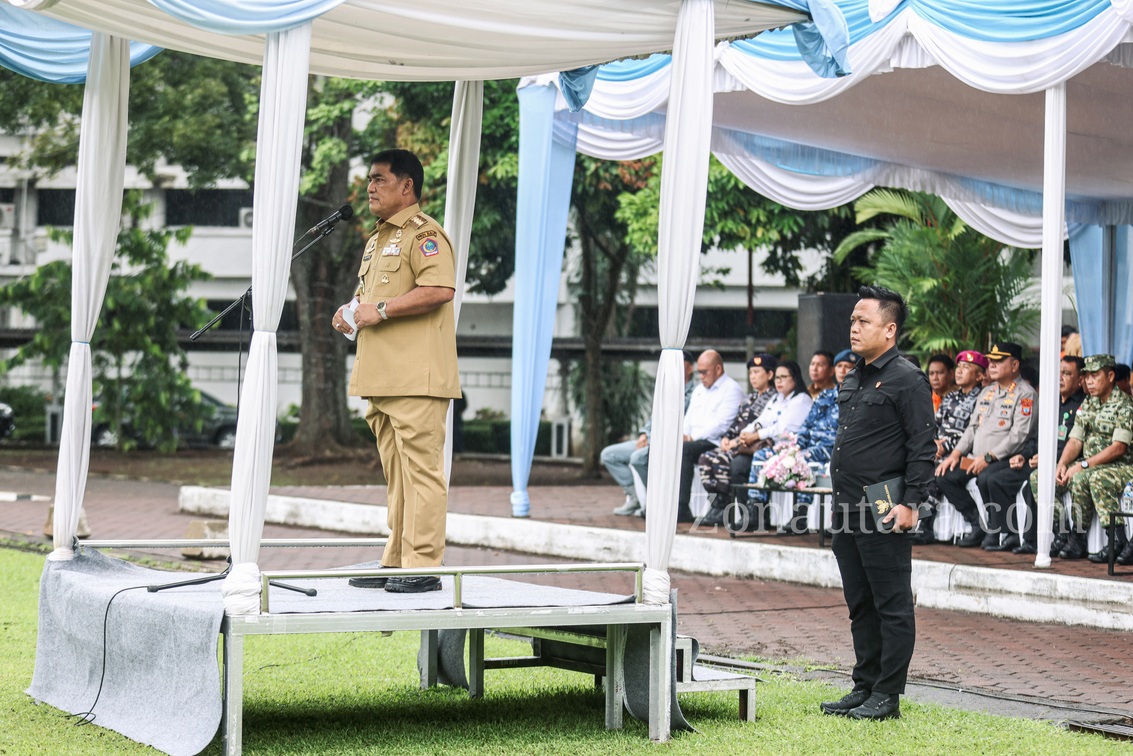 FOTO: Gubernur Sulut pimpin apel siaga bencana antisipasi cuaca ekstrem jelang Nataru