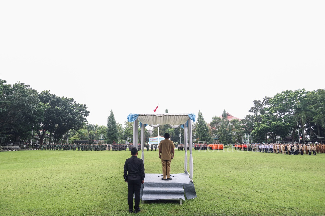 FOTO: Gubernur Sulut pimpin apel siaga bencana antisipasi cuaca ekstrem jelang Nataru