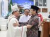 FOTO: Moment Menteri Agama Nasaruddin Umar berada di Gereja Katedral Manado didampingi Wagub Sulut