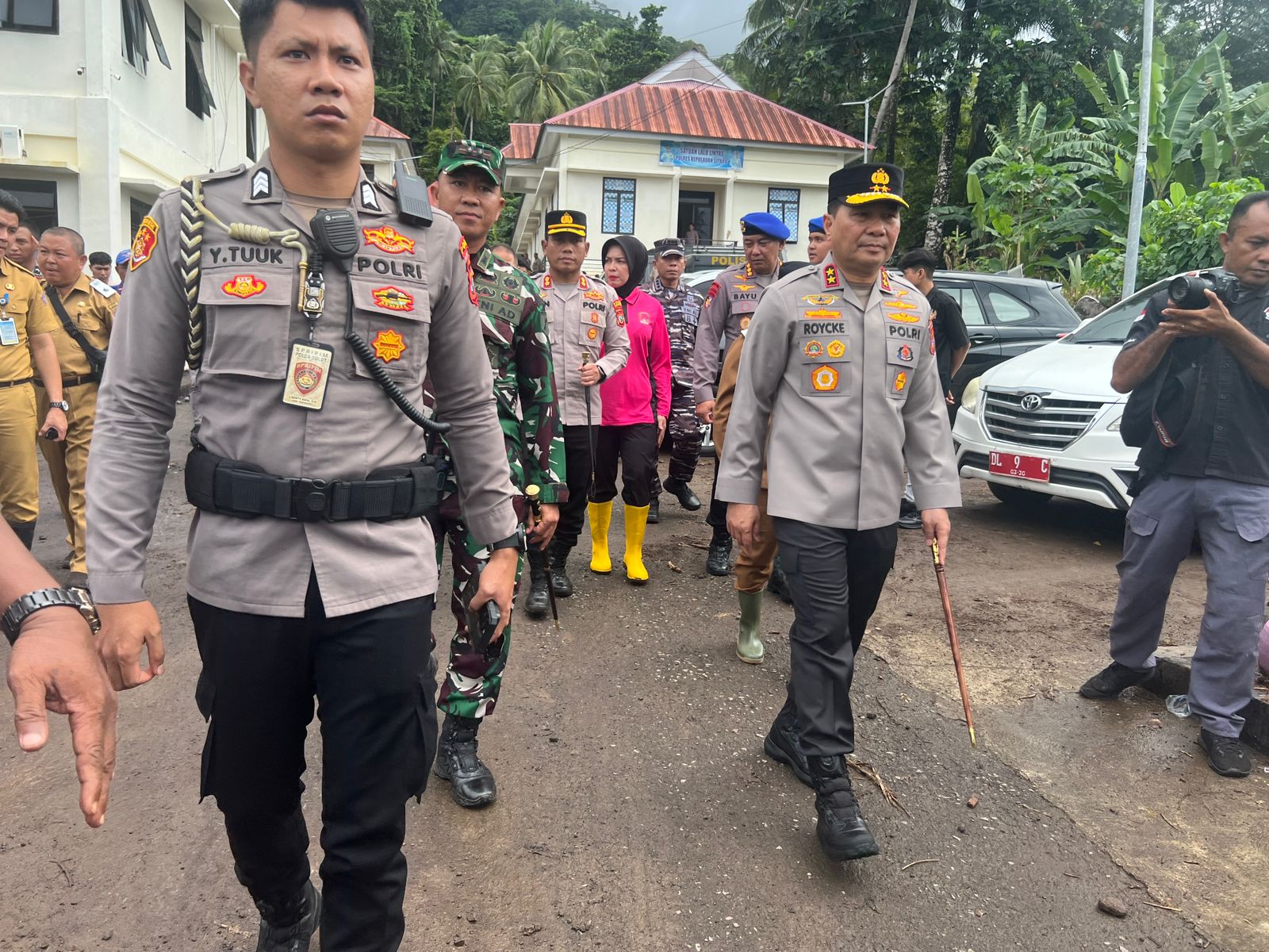 Gedung Polres Sitaro yang akan dibangun nanti harus penuhi analisis bencana, Bupati siapkan lahan