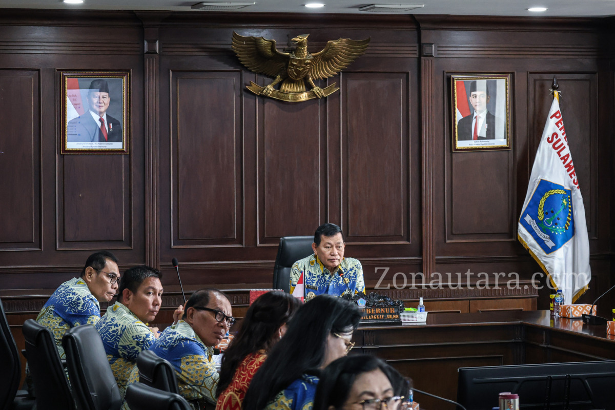 FOTO: Victor Mailangkay pimpin rakor percepatan MBG se-Sulut