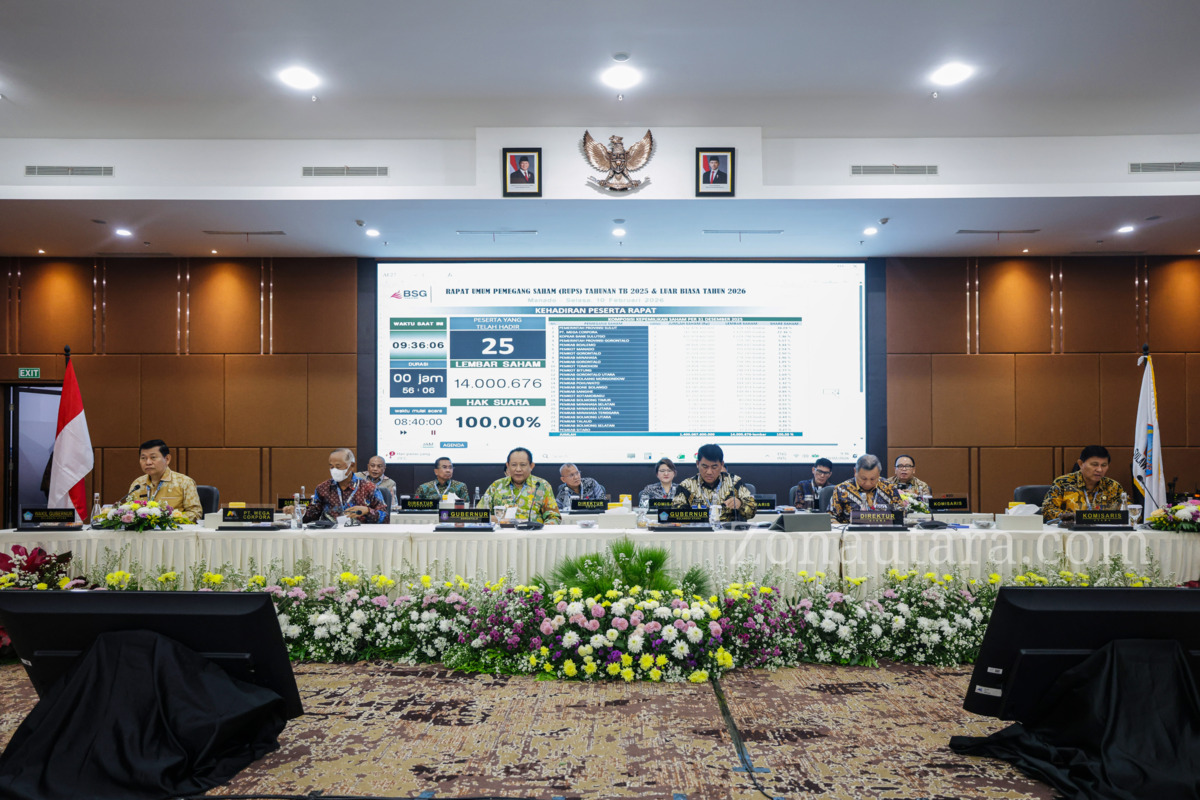 FOTO: RUPS Bank SulutGo penetapan Komisaris dan Direksi periode 2026–2031