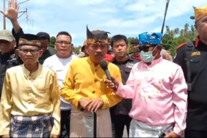 Ritual adat warnai aksi tuntutan pemekaran Provinsi BMR