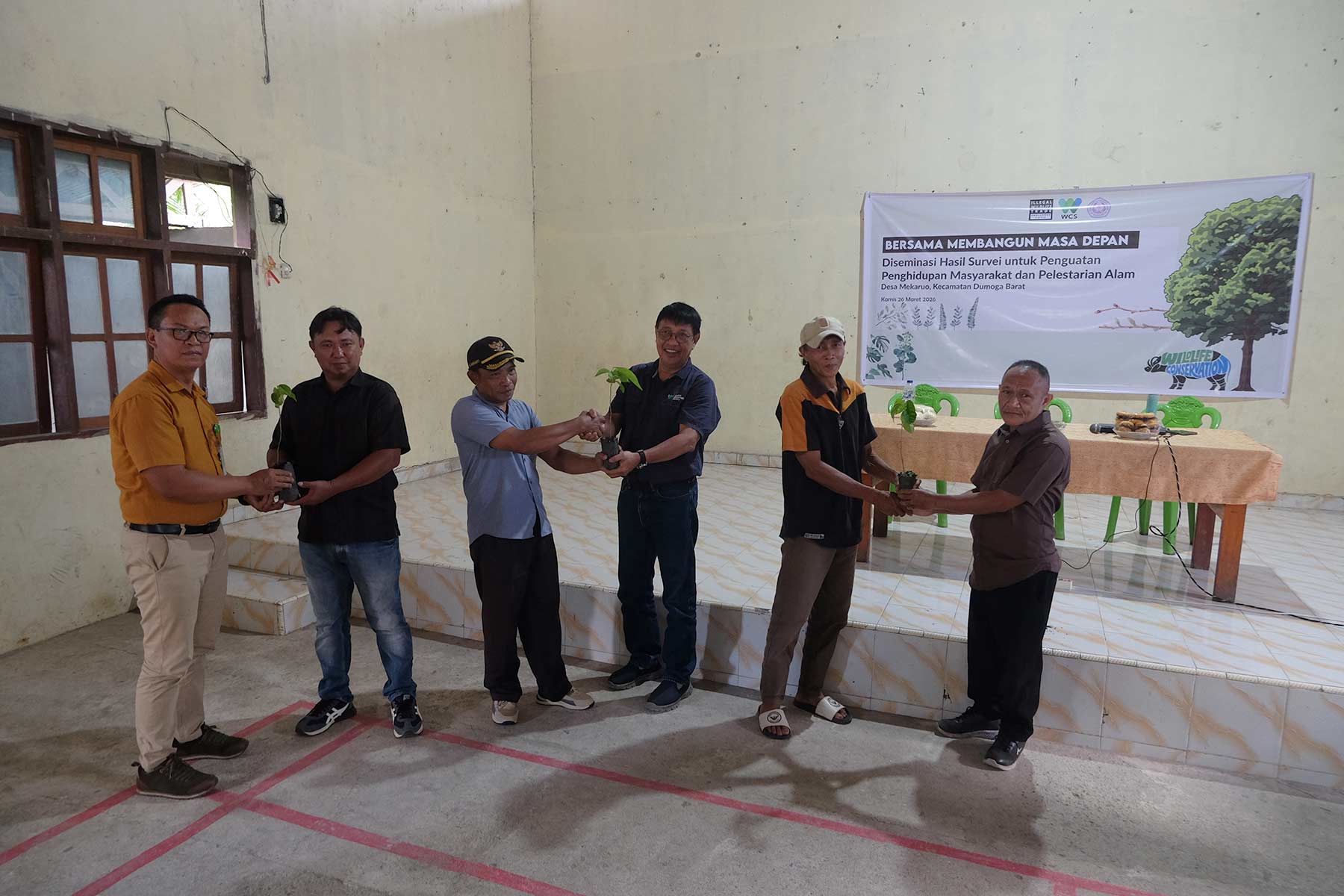 Diseminasi di Lembah Dumoga, paparkan realitas perburuan satwa liar di sekitar kawasan TNBNW 9 satwa liar