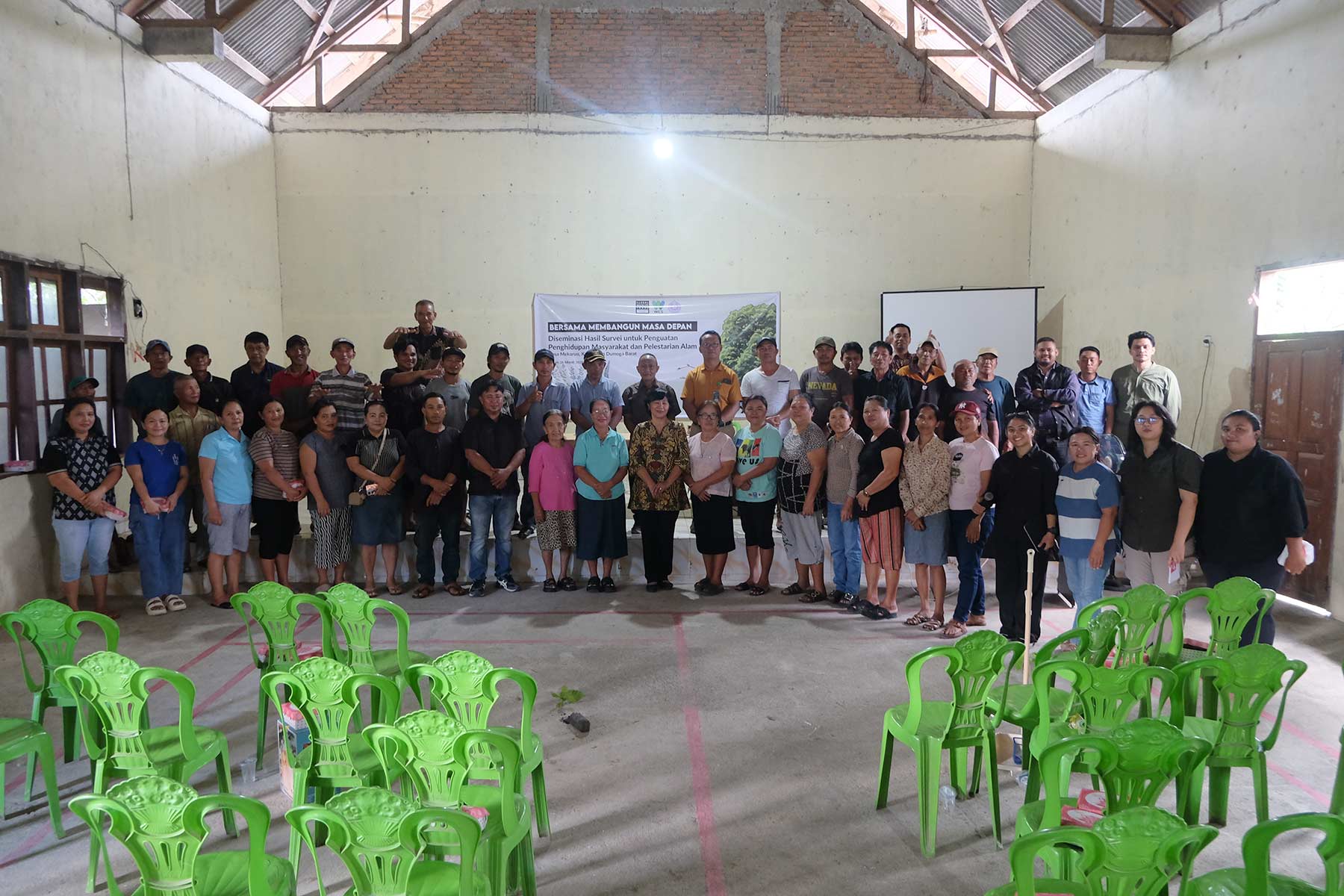 Diseminasi di Lembah Dumoga, paparkan realitas perburuan satwa liar di sekitar kawasan TNBNW 10 satwa liar