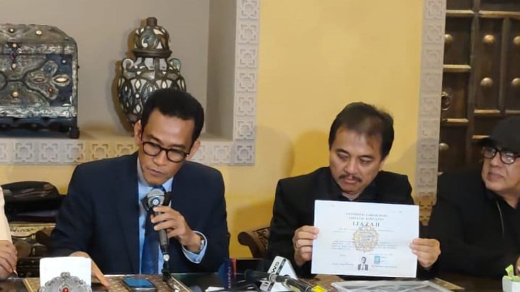 Tim Hukum Roy Suryo Ajukan Gugatan Soal Ijazah Jokowi