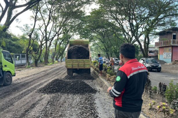 Perbaikan Jalan Ir. Soekarno mulai dikerjakan, Pemprov Sulut turunkan alat berat