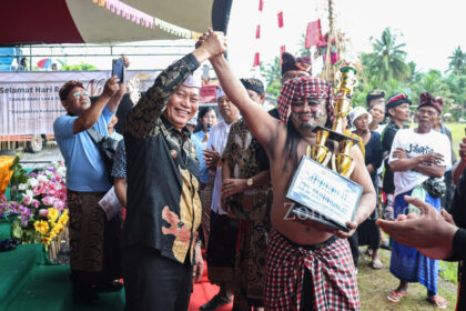 FOTO: Wagub Sulut hadiri Festival Ogoh-Ogoh di Kabupaten Bolmong