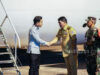 FOTO: Gubernur dan Wagub sambut kedatangan Wapres RI di Sulut, sambangi rumah duka korban gempa