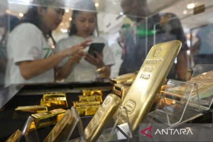 Fluktuasi Harga Emas UBS, Antam, dan Galeri24 di Pegadaian Sabtu Pagi