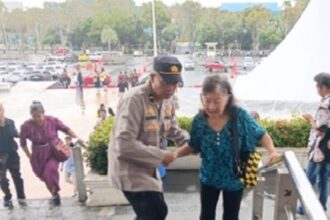 Polres Penajam Paser Utara Pastikan Keamanan Ibadah Tri Hari Suci