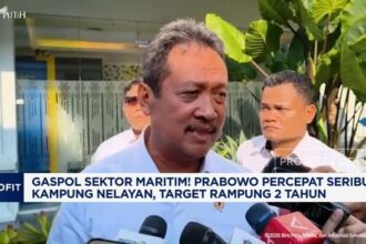 Prabowo Subianto Percepat Pembangunan 1.000 Kampung Nelayan