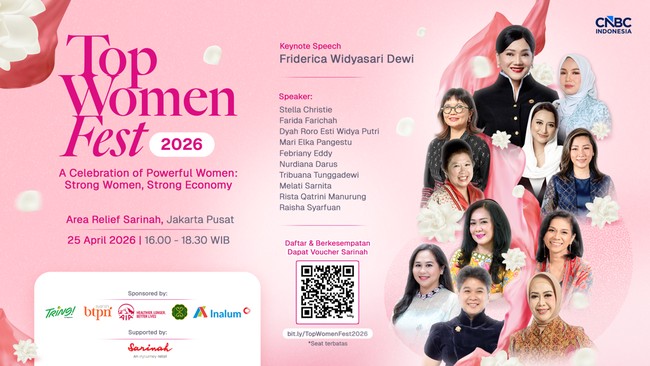 Top Women Fest 2026 Digelar untuk Perkuat Peran Perempuan