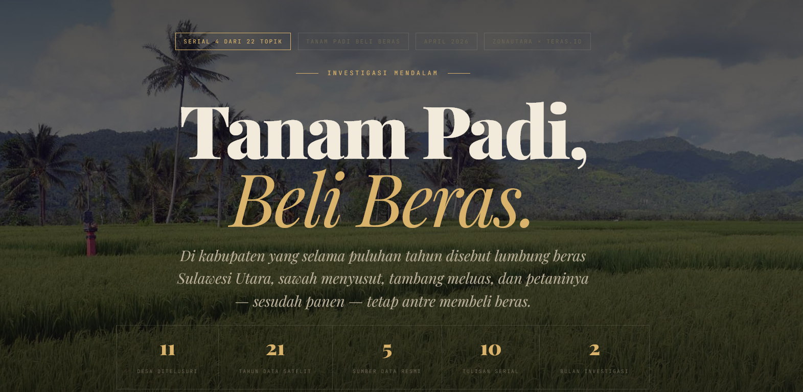 Serial liputan: "Tanam Padi Beli Beras"