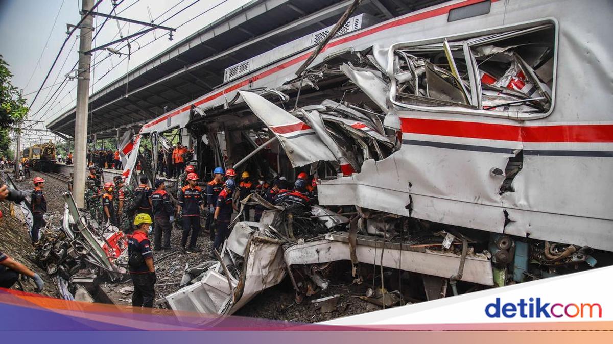 5 Korban Kecelakaan Kereta di Bekasi Masih Dirawat