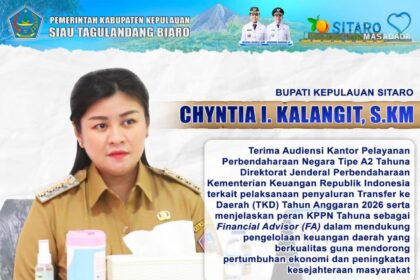 Pemkab Sitaro dan KPPN Tahuna Bahas Optimalisasi Penyaluran TKD 2026