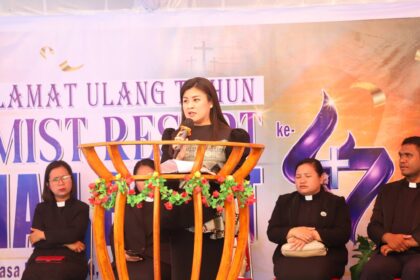 Bupati Hadiri Ibadah Syukur 47 Tahun GMIST Resort Siau Barat