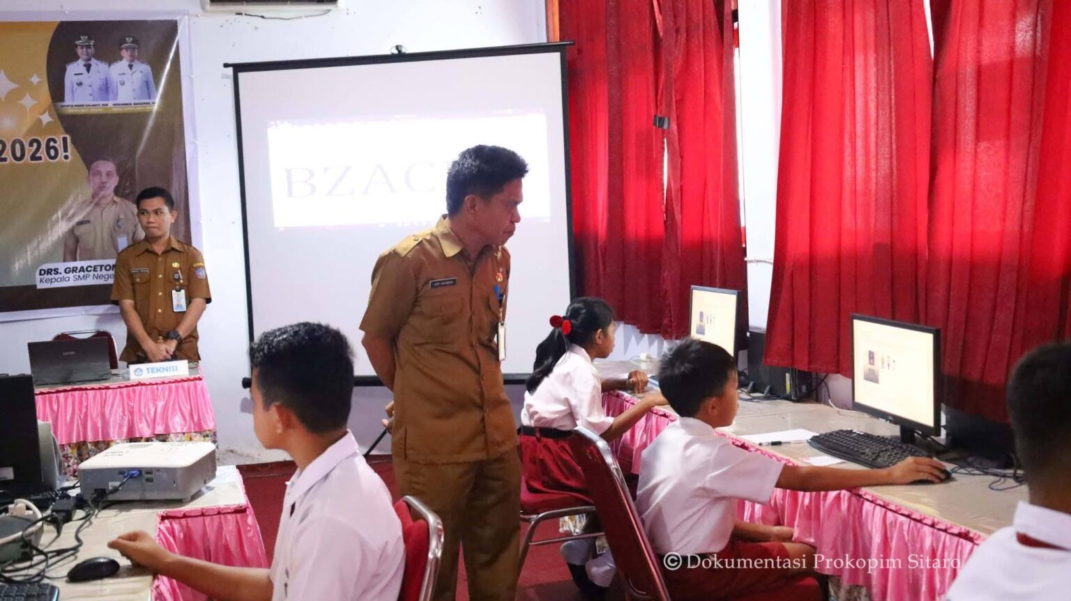 Ratusan Siswa SD di Sitaro Ikut TKA 2026, Plh Sekda Tekankan Kejujuran dan Kesiapan Belajar