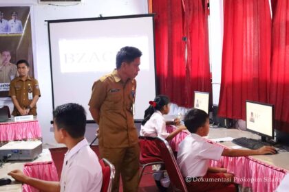 Ratusan Siswa SD di Sitaro Ikut TKA 2026, Plh Sekda Tekankan Kejujuran dan Kesiapan Belajar