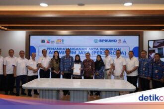 Akta Pendirian Perseroda PAM JAYA Ditandatangani Resmi