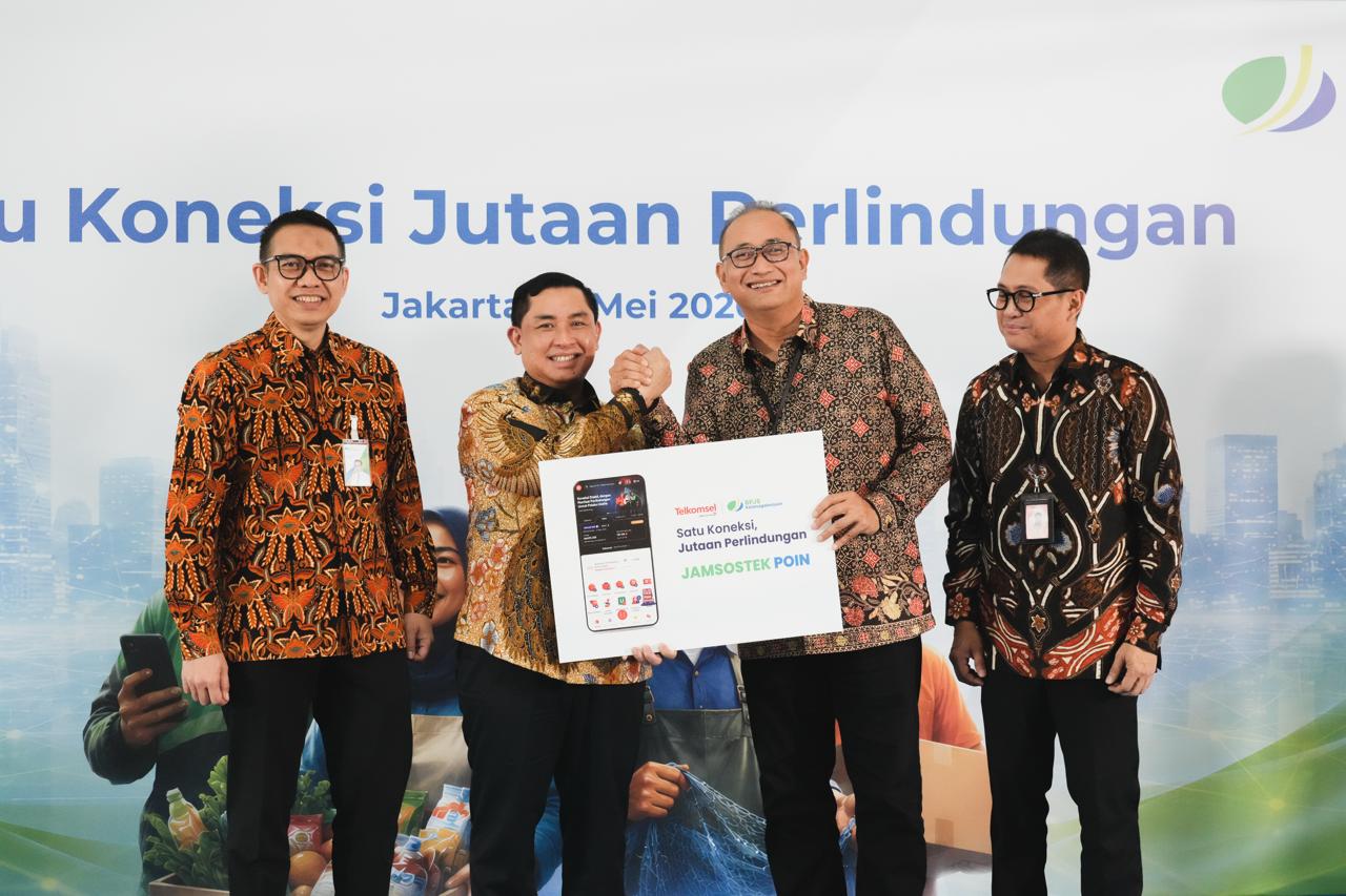 BPJS Ketenagakerjaan dan Telkomsel Kolaborasi Permudah Pendaftaran Pekerja Informal