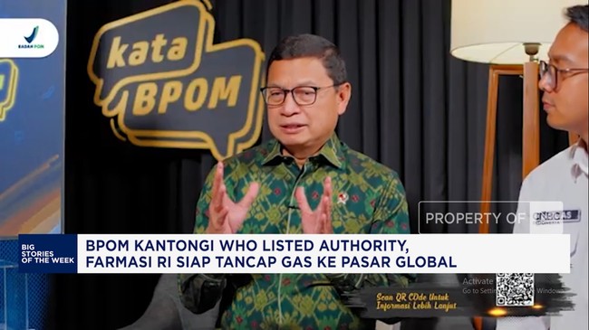 BPOM Raih Pengakuan WHO, Farmasi Sasar Pasar Global
