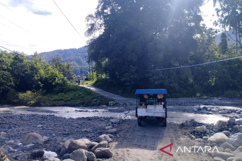 Banjir Putuskan Jembatan, Dua Desa di Kulawi Terisolasi