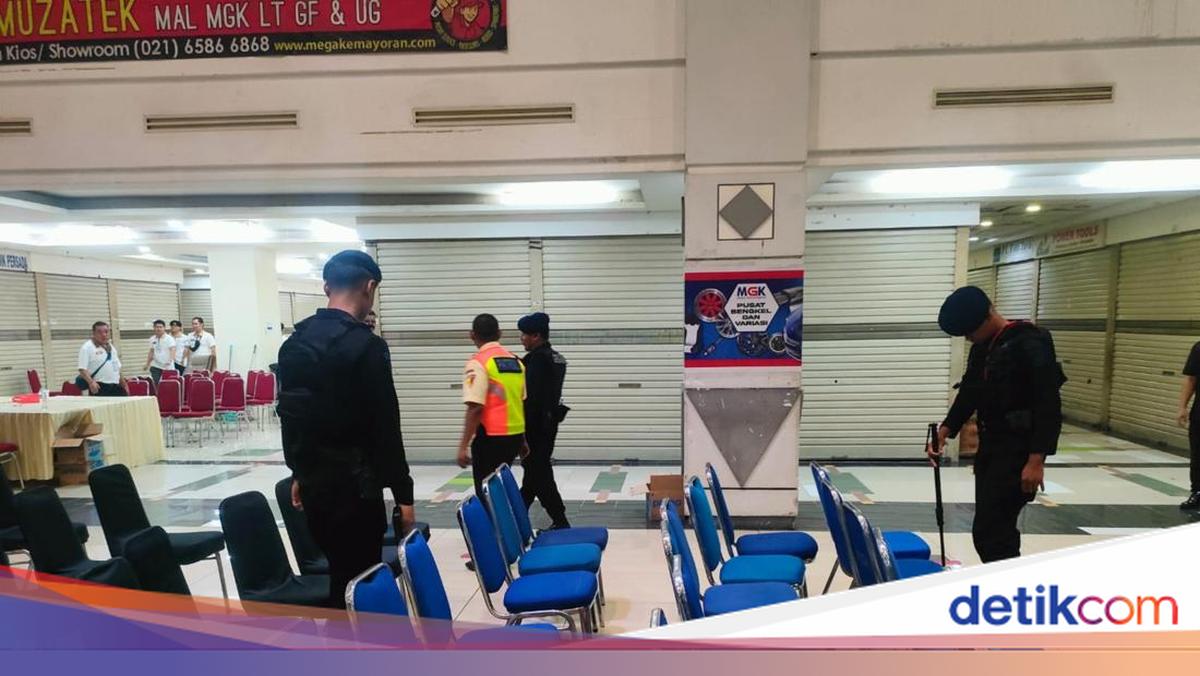 Brimob Polda Metro Jaya Sterilisasi MGK Kemayoran Jelang Waisak