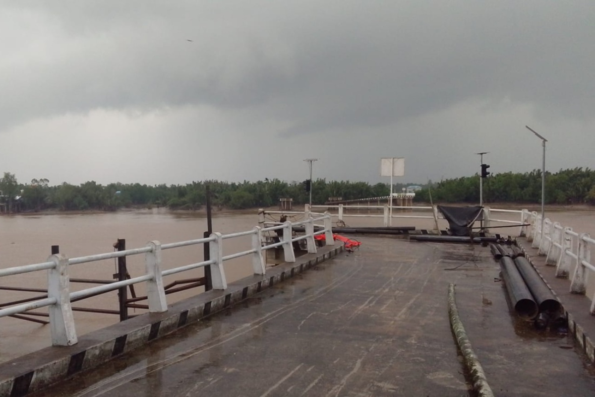 Dua Pekerja Hilang dalam Insiden Jembatan Ambruk di Jambi