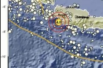 Gempa Magnitudo 4 Guncang Banten, Belum Ada Laporan Kerusakan
