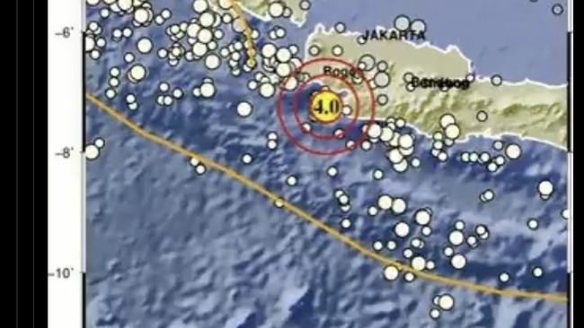 Gempa Magnitudo 4 Guncang Banten, Belum Ada Laporan Kerusakan