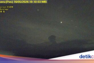 Gunung Semeru Erupsi Dua Kali, Kolom Letusan Setinggi 1.000 Meter