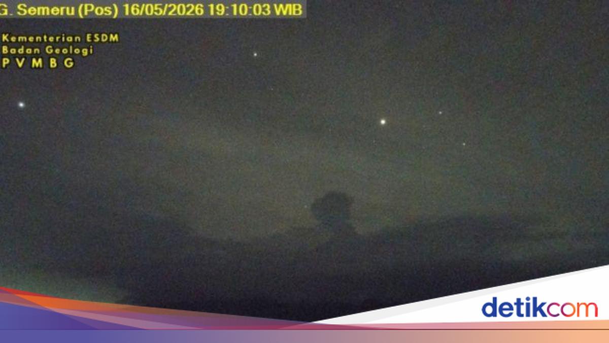 Gunung Semeru Erupsi Dua Kali, Kolom Letusan Setinggi 1.000 Meter