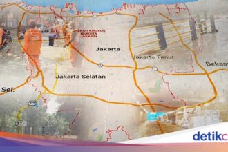 Hujan Deras dan Luapan Kali Krukut Genangi 12 RT di Jaksel
