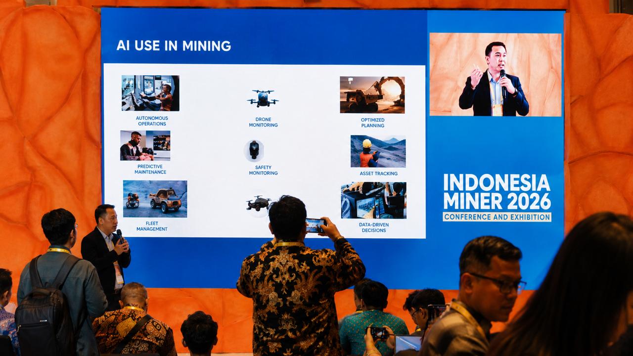 Industri Pertambangan Perkuat Digitalisasi di Indonesia Miner 2026