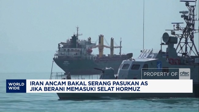 Iran Ancam Serang AS Jika Memasuki Selat Hormuz