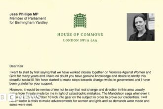 Isi Surat Pengunduran Diri Jess Phillips Sepenuhnya
